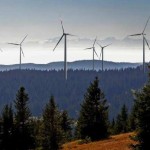 Schwarzwald mit Windräder