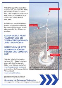 Flyer: EnBW plant Windpark in Weingarten - Seite 3